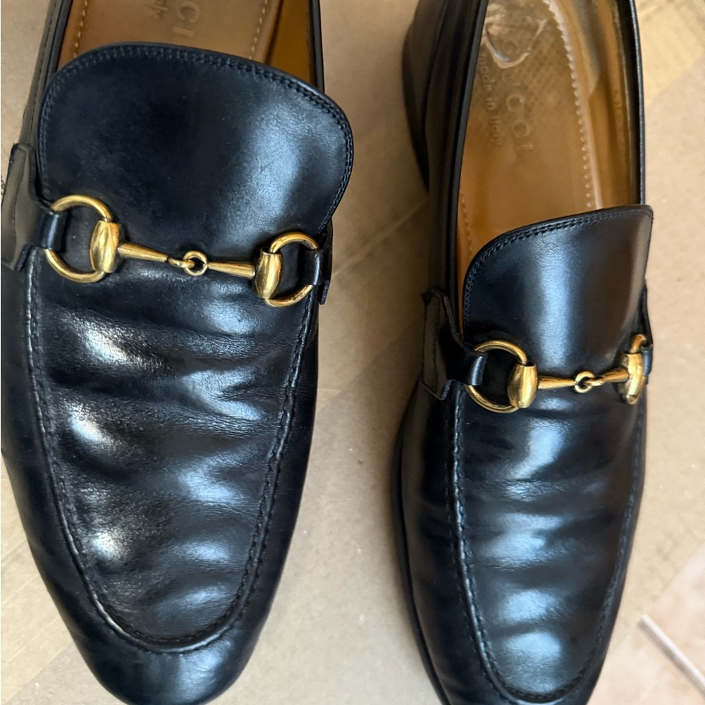 Gucci classic loafers 8 1/2 black excellencet cond taken care of - Picture 16 of 16